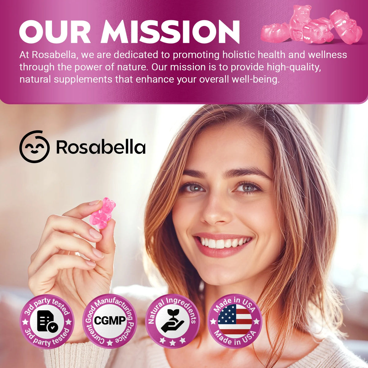 Caramelle Gommose alla Biotina – Integratore Vegano per Capelli, Pelle e Unghie – Gusto Pesca – 60 Gommose