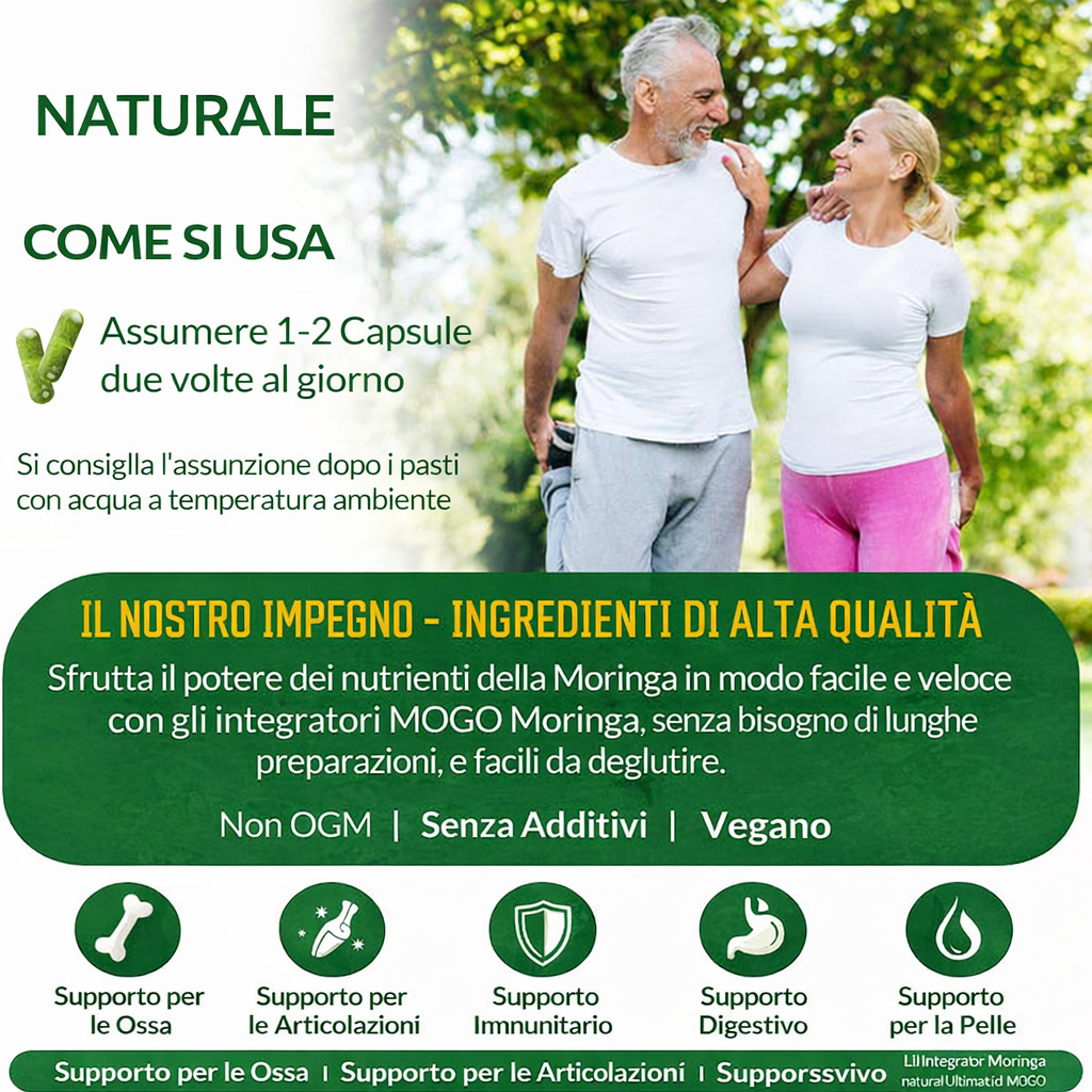 Yavelia Moringa – Supporto naturale per bilanciare il cortisolo e ritrovare benessere completo